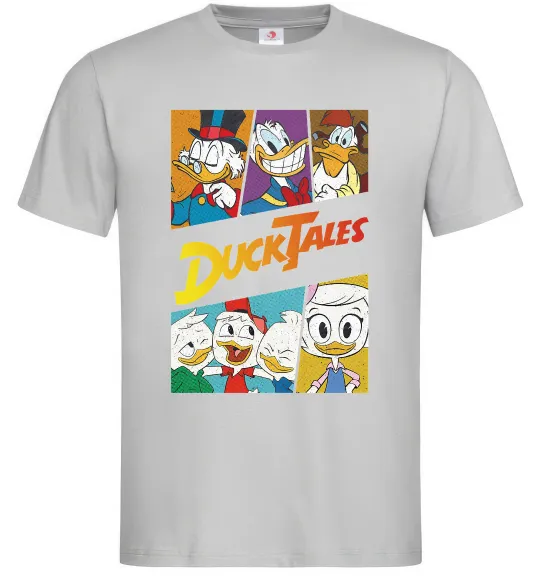 Мужская футболка Качині історії колаж Серый фото