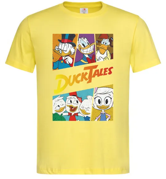 Мужская футболка Качині історії колаж Лимонный фото