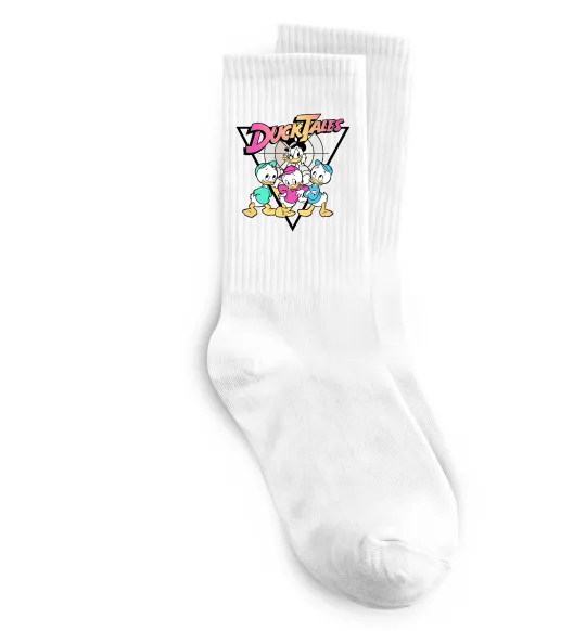 Носки Скрудж та каченята Белый фото
