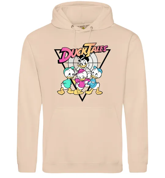 Мужская толстовка (худи) Скрудж та каченята Песочный фото