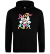 Женская толстовка (худи) Скрудж та каченята Черный фото