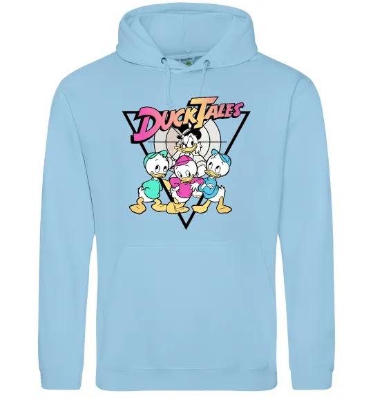 Женская толстовка (худи) Скрудж та каченята Голубой фото