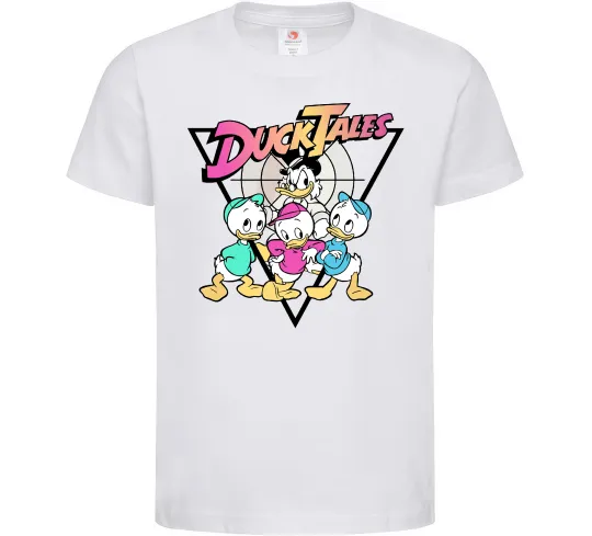 Детская футболка Скрудж та каченята Белый фото