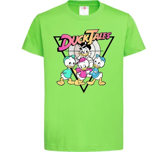 Детская футболка Скрудж та каченята Лаймовый фото