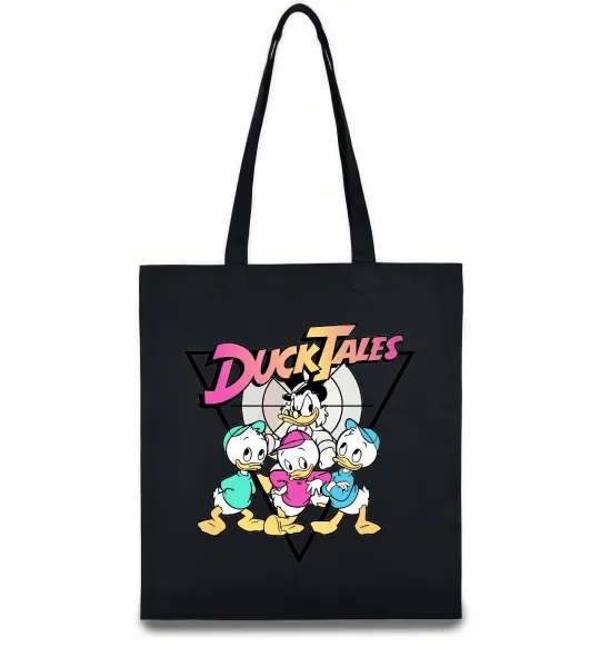 Эко-сумка Скрудж та каченята Черный фото
