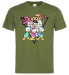 Мужская футболка Скрудж та каченята Оливковый фото