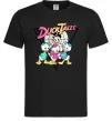 Мужская футболка Скрудж та каченята Черный фото