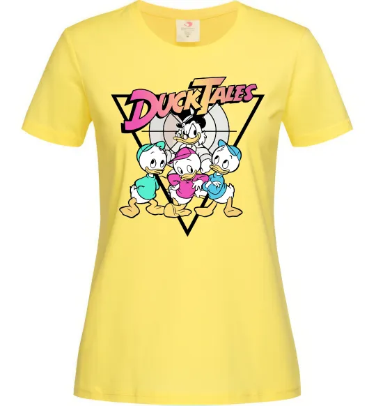 Женская футболка Скрудж та каченята Лимонный фото