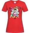 Женская футболка Скрудж та каченята Красный фото