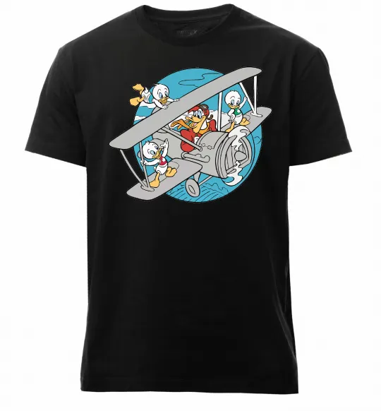 Мужская премиум футболка Air McQuack Черный фото