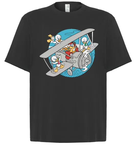 Футболка Оверсайз Air McQuack Черный фото