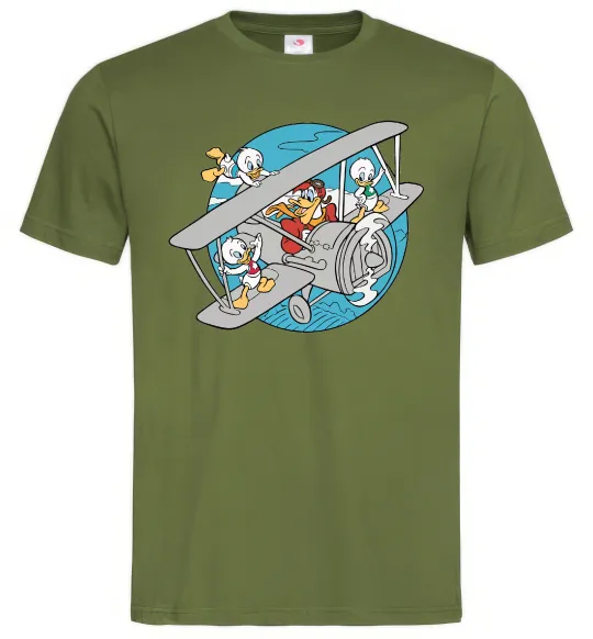 Мужская футболка Air McQuack Оливковый фото