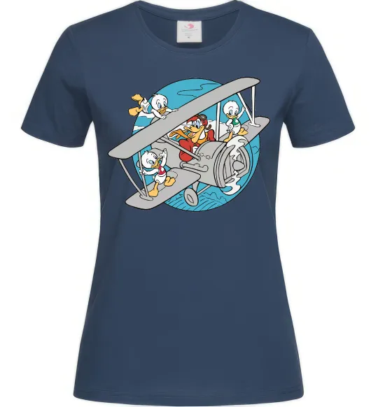Женская футболка Air McQuack Темно-синий фото