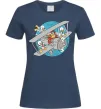 Женская футболка Air McQuack Темно-синий фото