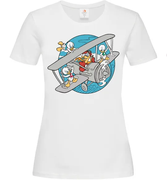 Женская футболка Air McQuack Белый фото