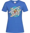 Женская футболка Air McQuack Ярко-синий фото