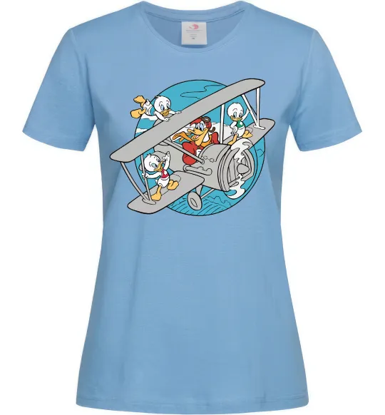 Женская футболка Air McQuack Голубой фото