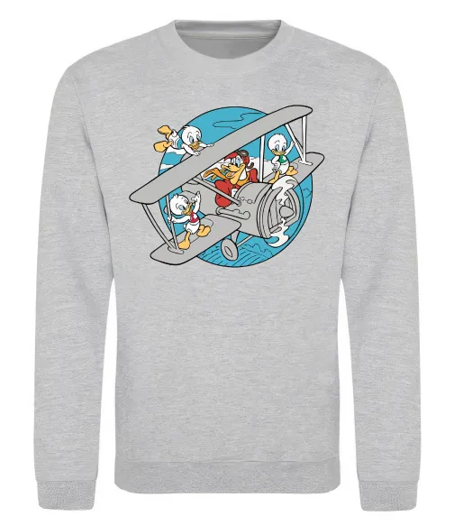 Свитшот Air McQuack Серый меланж фото