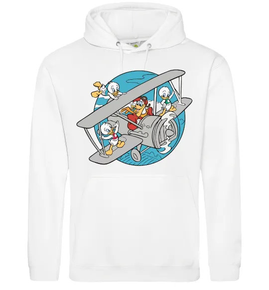 Мужская толстовка (худи) Air McQuack Белый фото