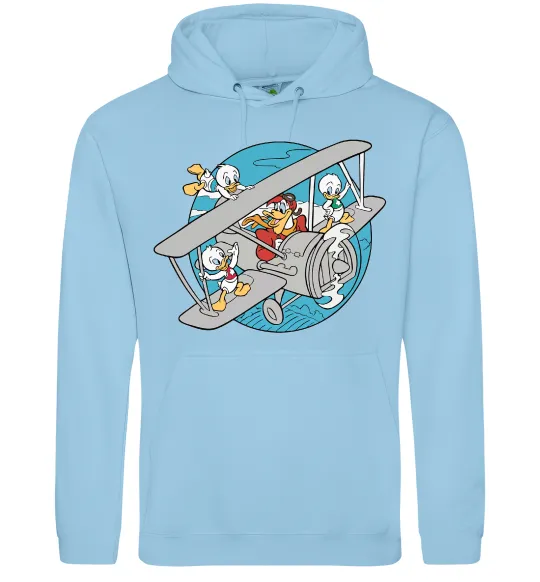 Женская толстовка (худи) Air McQuack Голубой фото