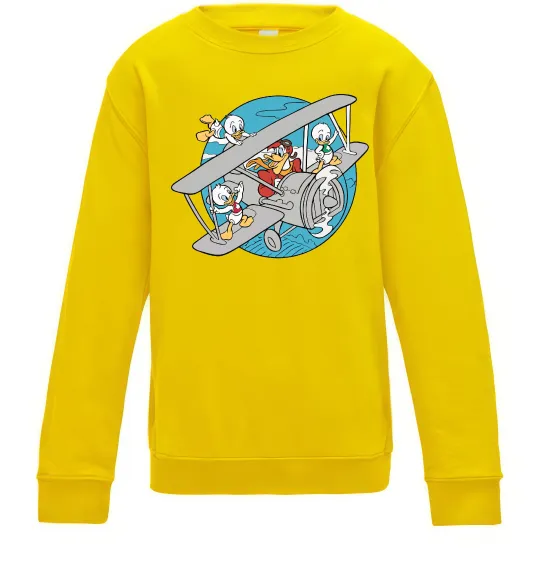Детский Свитшот Air McQuack Солнечно желтый фото