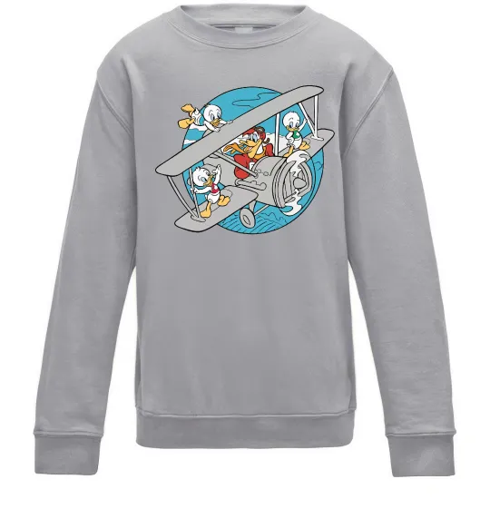 Детский Свитшот Air McQuack Серый меланж фото