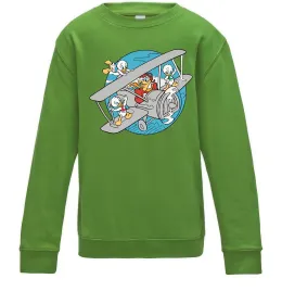 Детский Свитшот Air McQuack Лаймовый фото