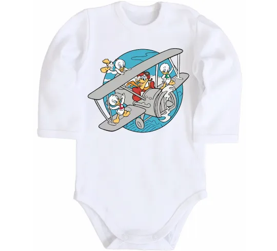 Детский боди Air McQuack Белый фото