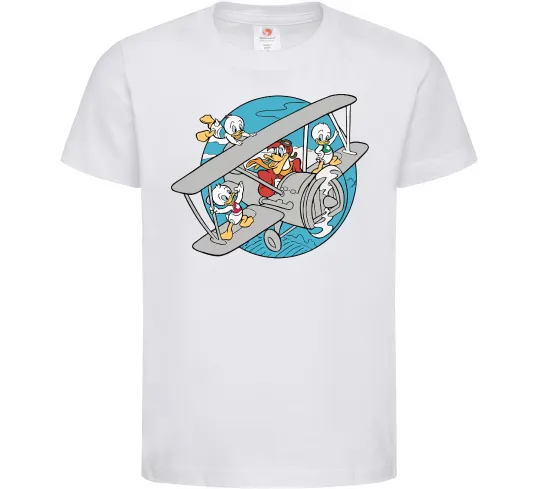 Детская футболка Air McQuack Белый фото