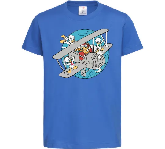 Детская футболка Air McQuack Ярко-синий фото