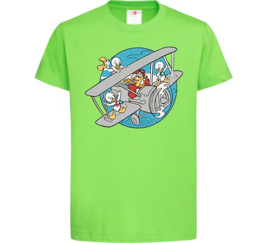 Детская футболка Air McQuack Лаймовый фото