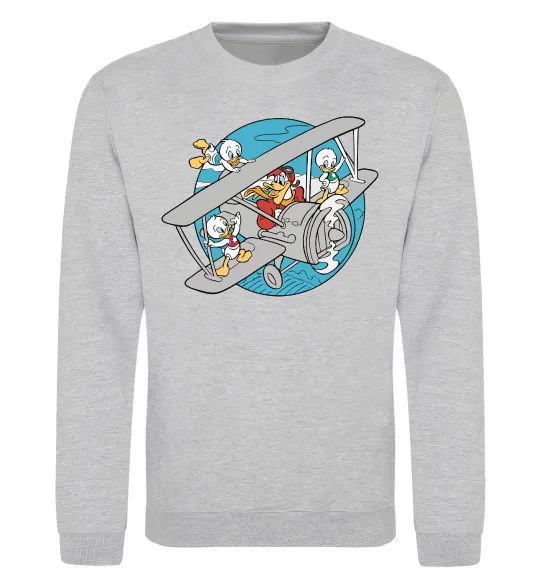 Свитшот Air McQuack Серый меланж фото
