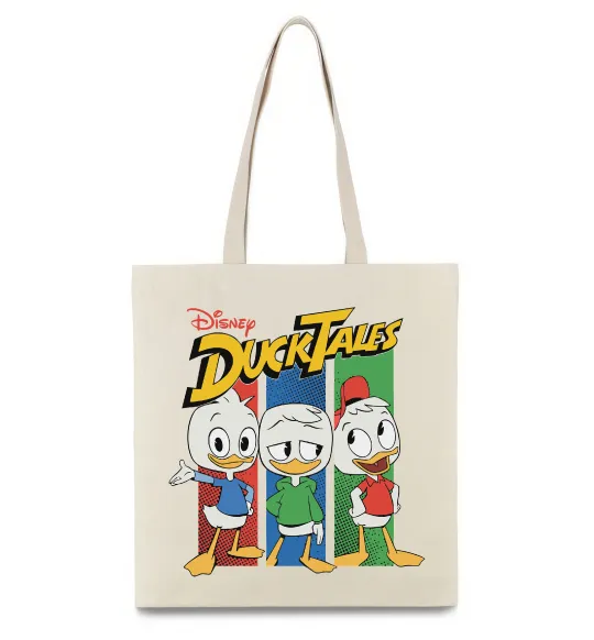 Эко-сумка Каченята Duck Tales Бежевый фото