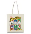 Эко-сумка Каченята Duck Tales Бежевый фото