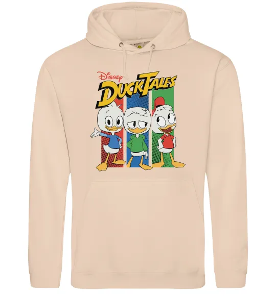 Мужская толстовка (худи) Каченята Duck Tales Песочный фото