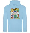 Мужская толстовка (худи) Каченята Duck Tales Голубой фото