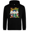 Женская толстовка (худи) Каченята Duck Tales Черный фото