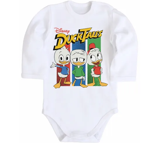 Детский боди Каченята Duck Tales Белый фото