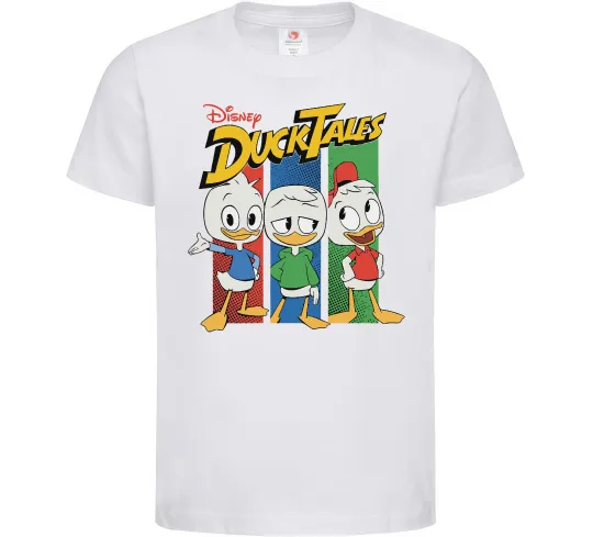 Детская футболка Каченята Duck Tales Белый фото