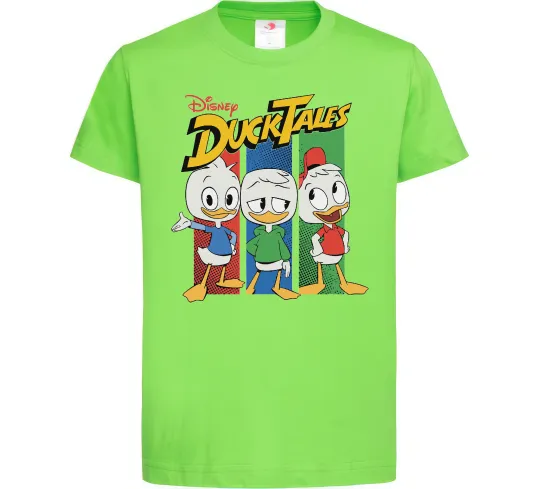 Детская футболка Каченята Duck Tales Лаймовый фото