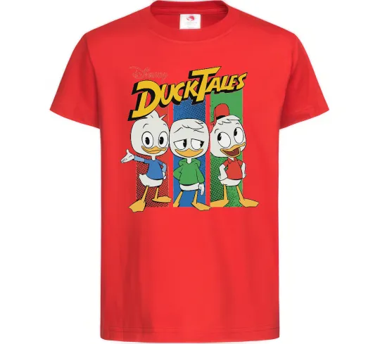 Детская футболка Каченята Duck Tales Красный фото