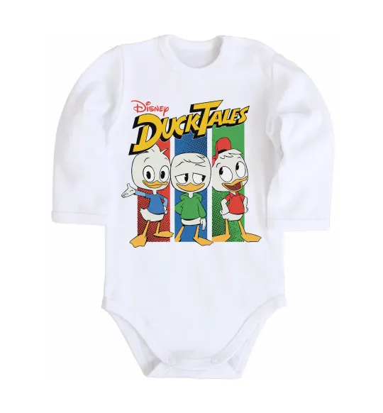 Детский боди Каченята Duck Tales Белый фото