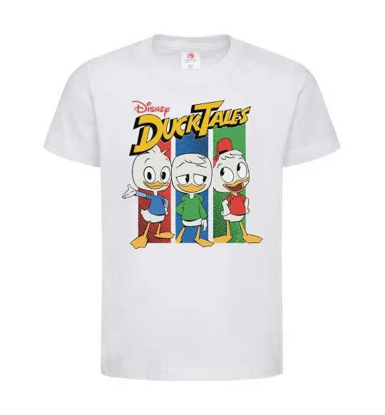 Детская футболка Каченята Duck Tales Белый фото
