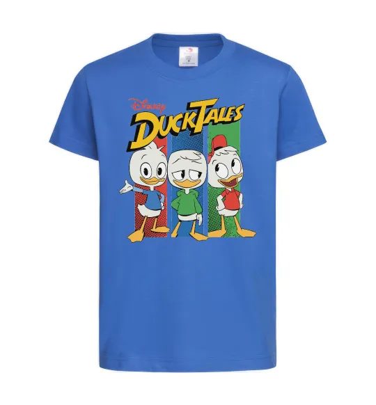 Детская футболка Каченята Duck Tales Ярко-синий фото