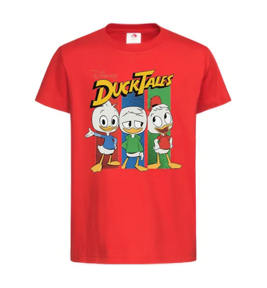 Детская футболка Каченята Duck Tales Красный фото