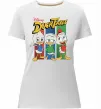 Женская премиум футболка Каченята Duck Tales Белый фото