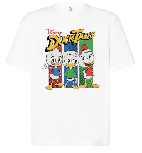 Футболка Оверсайз Каченята Duck Tales Белый фото
