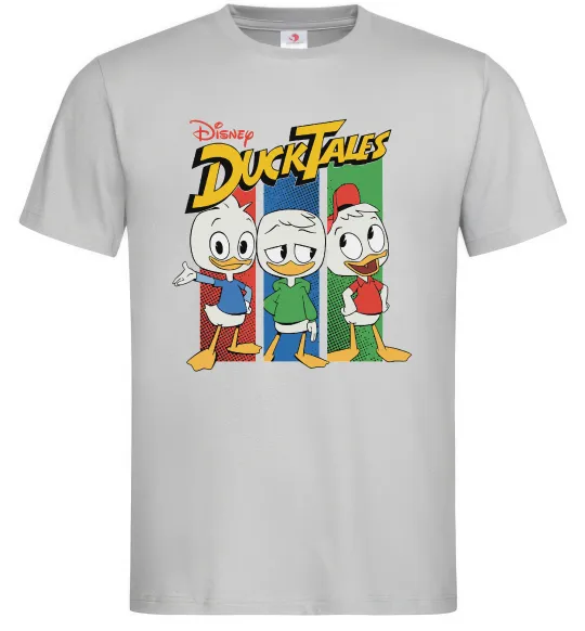 Мужская футболка Каченята Duck Tales Серый фото