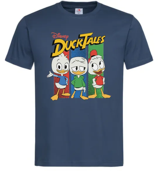 Мужская футболка Каченята Duck Tales Темно-синий фото