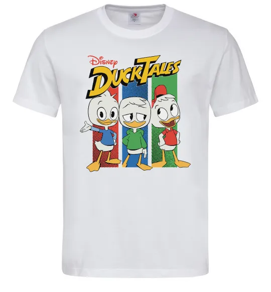 Мужская футболка Каченята Duck Tales Белый фото